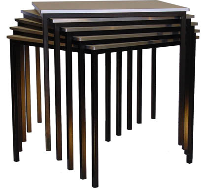 Stack of Fixed Leg Tables